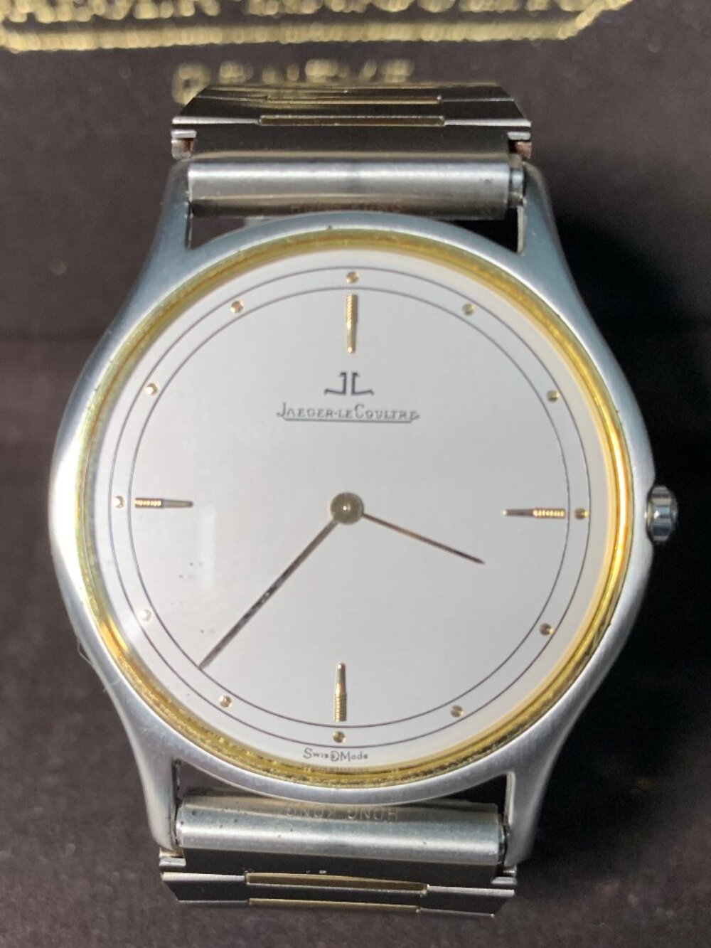Jaeger-leCoultre Heroion Steel Yellow Gold Quartz Bracelet Steel Yellow Gold